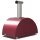 Alfa Forni Moderno 3 Pizze Holz Antik Rot