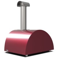 Alfa Forni Moderno 5 Pizze Holz Antik Rot