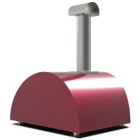 Alfa Forni Moderno 5 Pizze Holz Antik Rot