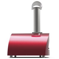 Alfa Forni Moderno 5 Pizze Holz Antik Rot