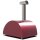Alfa Forni Moderno 5 Pizze Holz Antik Rot