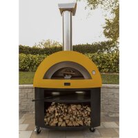 Alfa Forni Moderno 5 Pizze Holz Fire Yellow