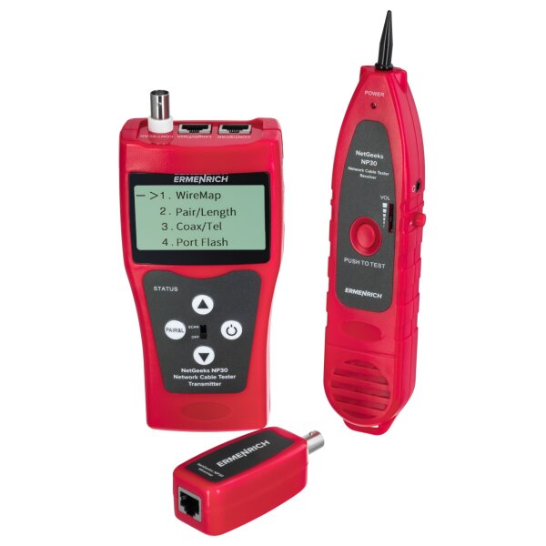Ermenrich NetGeeks NP30 Netzwerkkabel-Tester