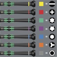 Wera Kraftform Micro Universal Elektr. Schraubendreher 12tlg