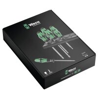 Wera Schraubendrehersatz Plus Lasertip + Rack 6-teilig 334/6