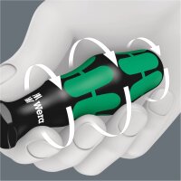 Wera 334 SK/6 Rack Schrauben- drehers. Kraftform Plus Lasertip