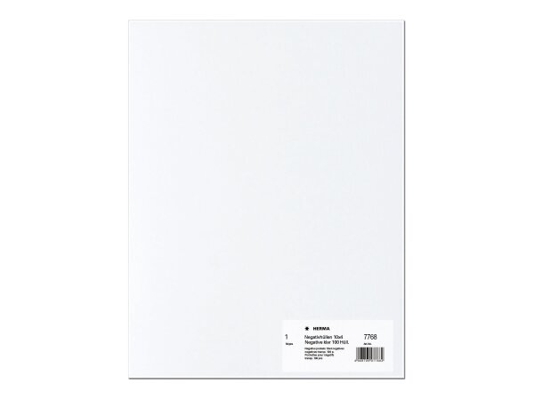 HERMA Negativhüllen transparent für 10 x 4 Streifen 100 St.