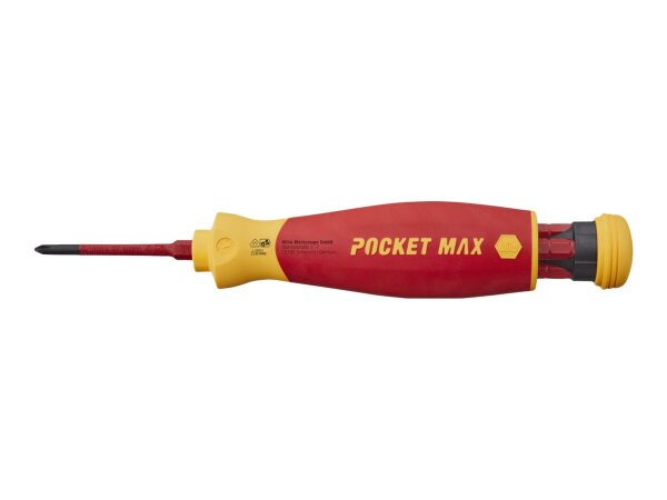 Wiha Schraubendreher mit Bitmagazin PocketMax electric