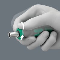 Wera Bits-Handhalter mit Ratschenfunktion 1/4", 838 RA S