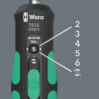 Wera Kraftform Safe-Torque Speed Drehmomeschraudr 2-6Nm 7515