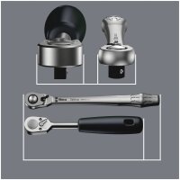 Wera 8100 SA 11 Zyklop Knarren- Satz, Umschalth., 1/4 ,zöllig