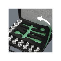 Wera 8100 SB 2 Zyklop Speed- Knarrensatz, 3/8 Antrieb, metr