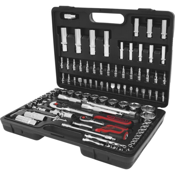 KS Tools 1/4 +1/2  CHROMEplus Steckschlüssel-Satz, 96-tlg