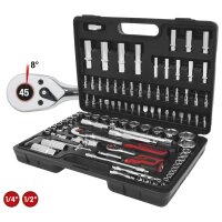 KS Tools 1/4 +1/2  CHROMEplus Steckschlüssel-Satz,...