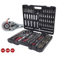 KS Tools 1/4 +3/8 +1/2  195tlg CHROMEplus Steckschl.-Satz