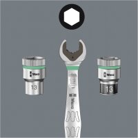 Wera 8006 SC 1 Zyklop Hybrid Knarrensatz 1/2 -Antrieb metri