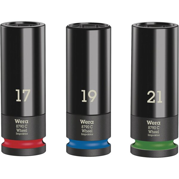 Wera Wheel Impaktor C Set 1 Steckschlüsseleinsatz 1/2 -Ant