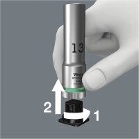 Wera Belt A Deep 1 Steckschlüsseleinsatz-Satz, 1/4"-Antrieb