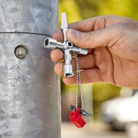 KNIPEX Profi-Key für gängige Absperrsysteme 89...