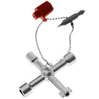 KNIPEX Schaltschrankschlüssel, lange Ausführung