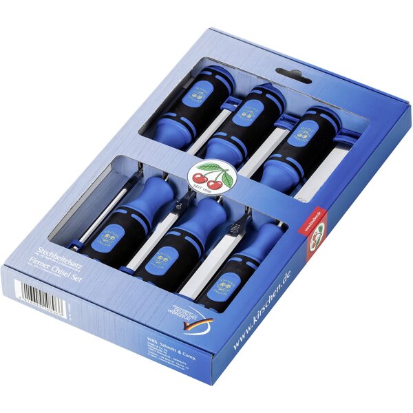 Kirschen Stechbeitelsatz 1118 SB 6 tlg. im Karton