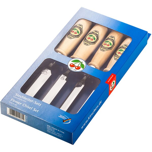 Kirschen Stechbeitelsatz 1181 SB 4 tlg. im Karton