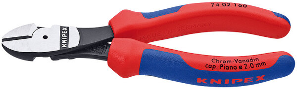 KNIPEX Kraft-Seitenschneider atramentiert 160 mm