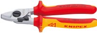 KNIPEX Kabelschere mit Öffnungsfeder