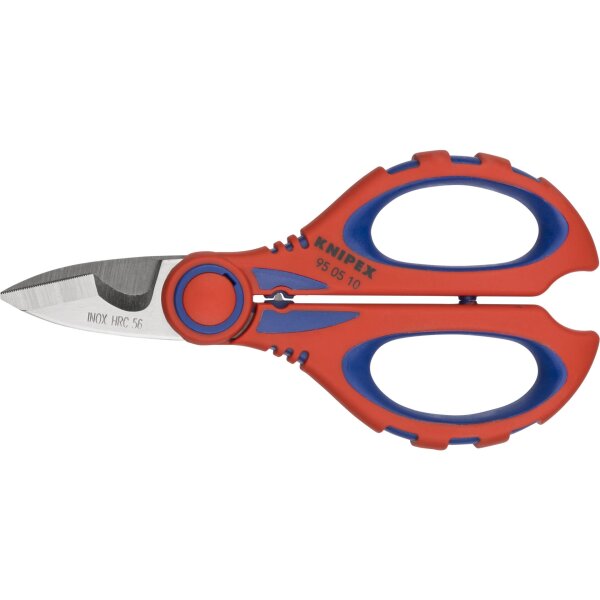 KNIPEX Elektrikerschere mit Crimpstelle