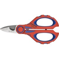 KNIPEX Elektrikerschere mit Crimpstelle