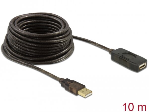 Delock USB 2.0 Verlängerungskabel, aktiv 10 m