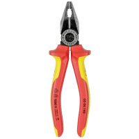 KNIPEX Kombizange verchromt isoliert 180 mm