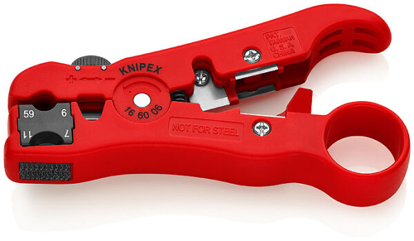 KNIPEX Abisolierwerkzeug für Koax-Kabel