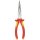 KNIPEX Flachrundzange mit Schneide verchromt 200 mm