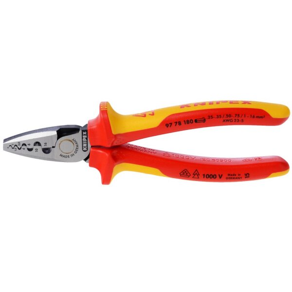KNIPEX Crimpzange für Aderendhülsen