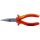 KNIPEX Flachrundzange Mit Schneide verchromt
