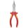 KNIPEX Flachrundzange Mit Schneide verchromt