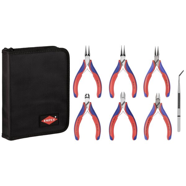 KNIPEX Elektronikzangen-Set 7-teilig
