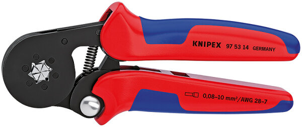 KNIPEX Selbsteinst. Crimpzange für Aderendhülsen