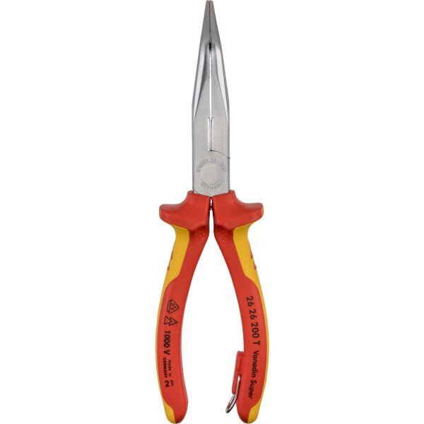 KNIPEX Flachrundzg. m.Schneide/ Befestigungsöse