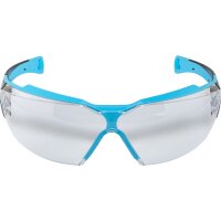 uvex Bügelbrille pheos cx2 schwarz/hellblau