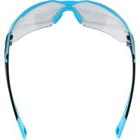 uvex Bügelbrille pheos cx2 schwarz/hellblau