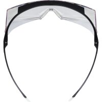 uvex Bügelbrille super f OTG schwarz/transparent