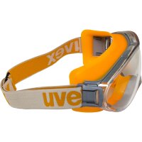 uvex Vollsichtbrille ultrasonic grau/orange