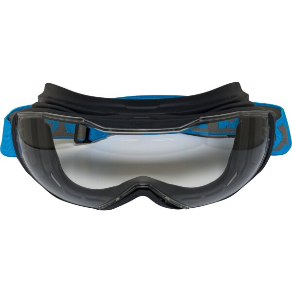 uvex Vollsichtbrille megasonic anthrazit/blau