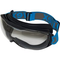 uvex Vollsichtbrille megasonic anthrazit/blau