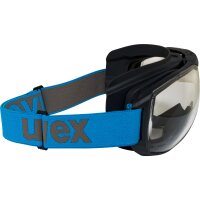 uvex Vollsichtbrille megasonic anthrazit/blau