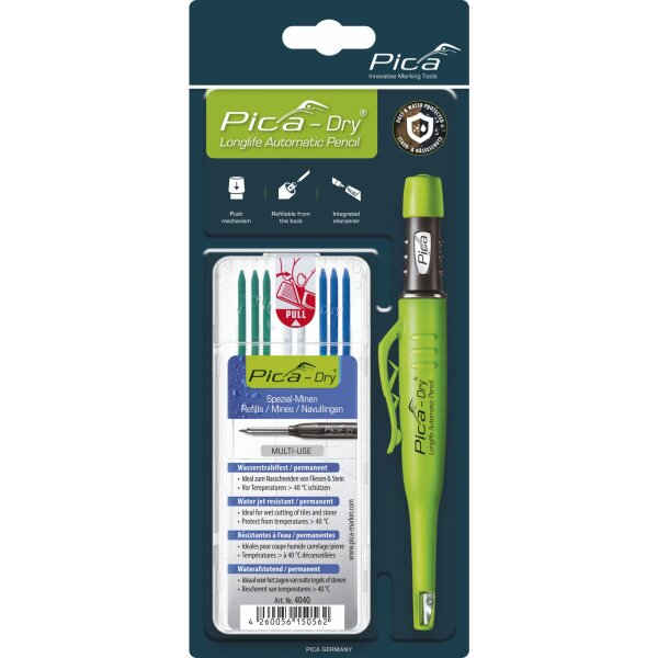 Pica DRY Bundle mit 1x Marker + 1x Minen-Set Nr. 4040