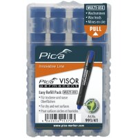 Pica VISOR permanent Ersatzminen -Sets, blau