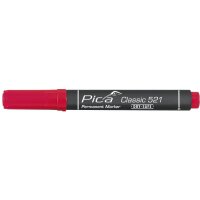 Pica Permanentmarker 2-6mm, Keil spitze, rot